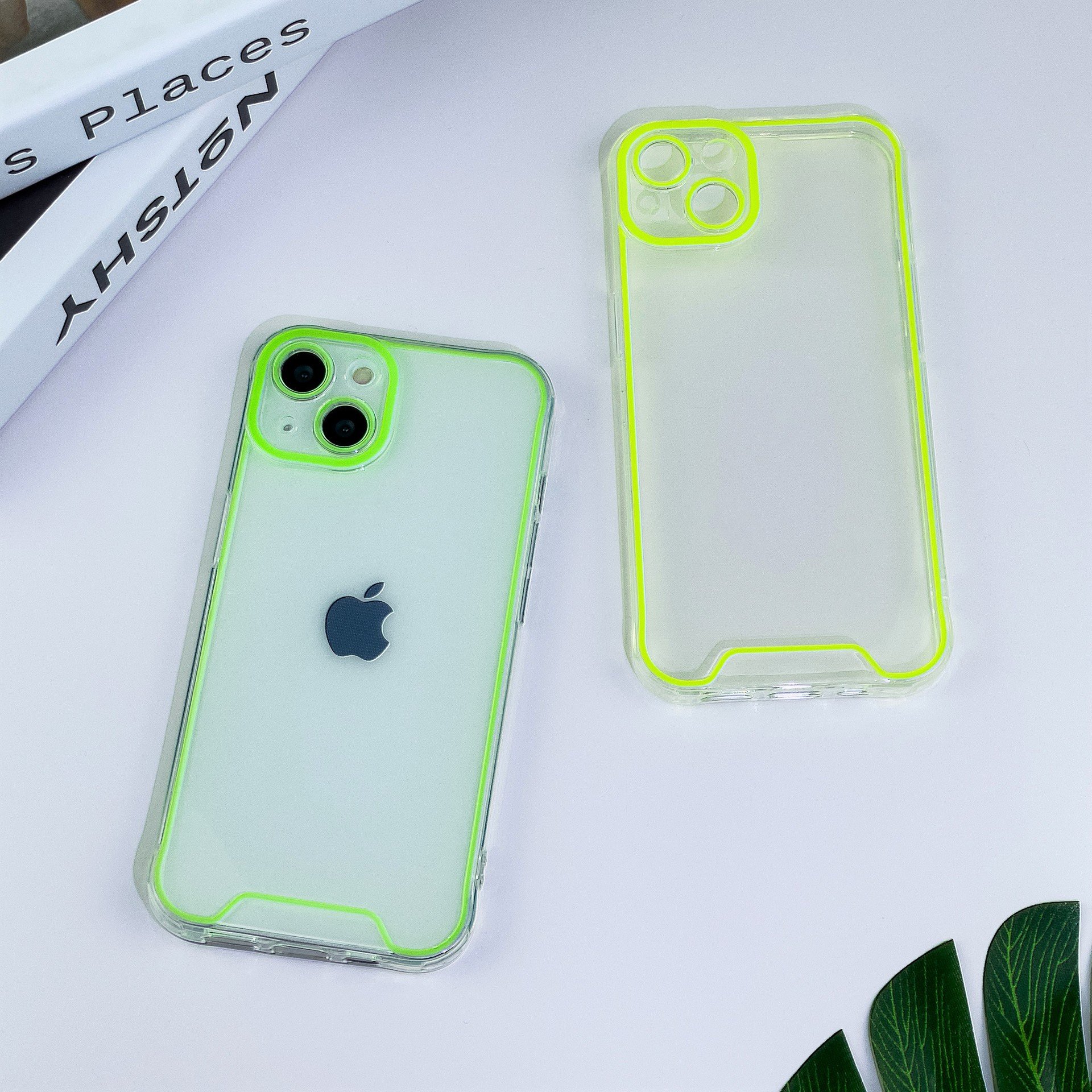Candy Color Night Light Fluorescent Luminous Phone Case for iPhone 16 15 14 13 12 11 Pro Max XR XS MAX 7 8 Plus