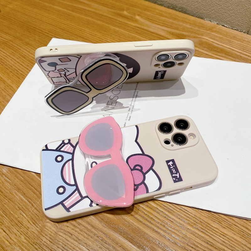Luxury Cute Cartoon Silicone Girl Phone Case for iPhone XR XS 16 12 13 14 15 Pro Max Mobile Phone Cover