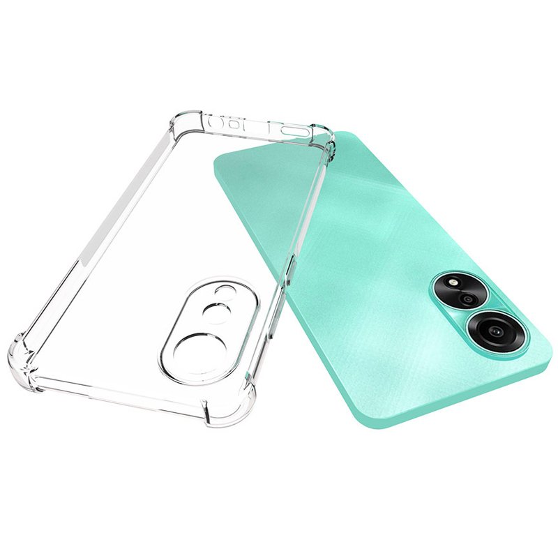 Cellphone TPU Case for Oppo A78 4G Shockproof Gel Mobile Cover