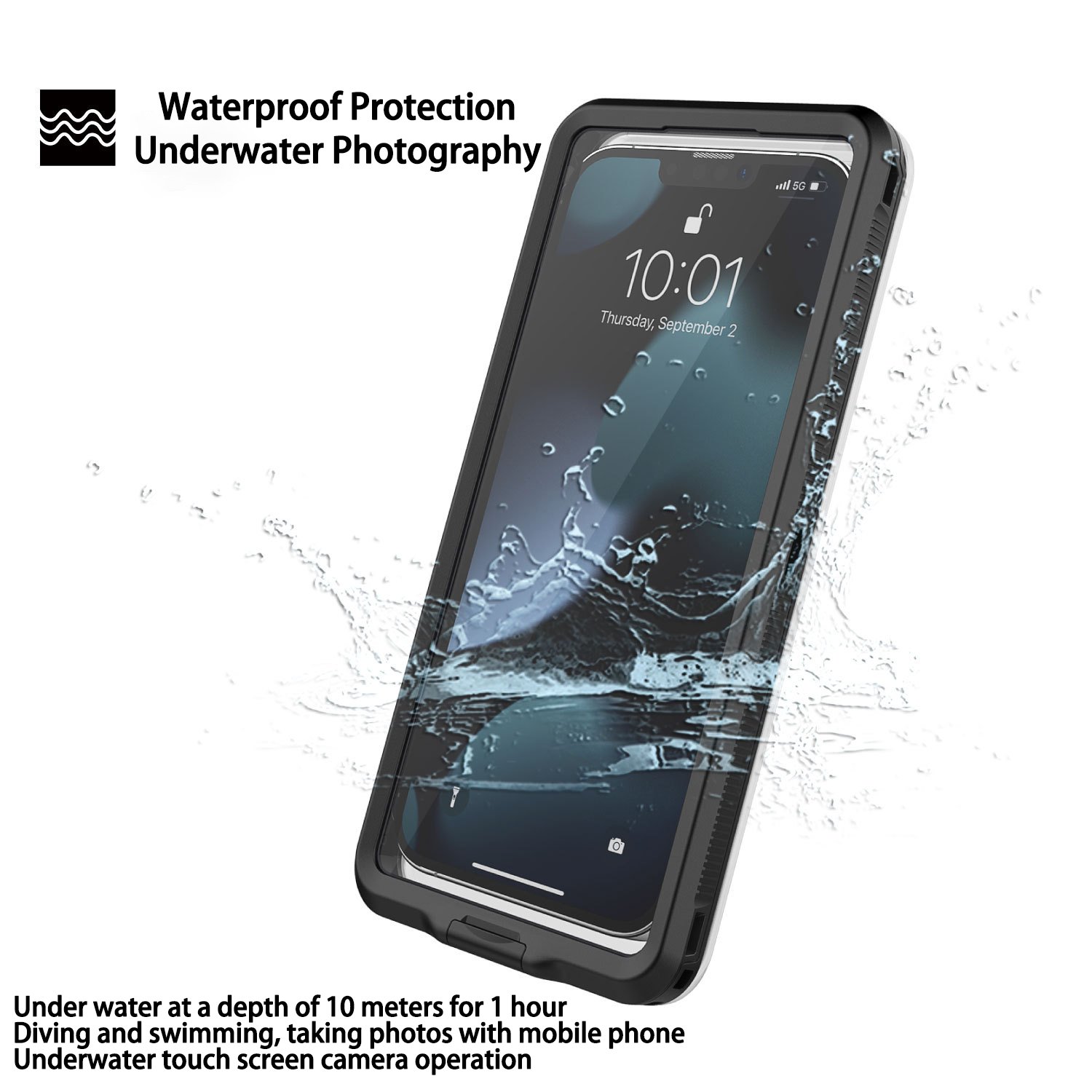 Shockproof ip68 waterproof Universal phone case for iphone 12 13 14 15 samsung redmi vivo waterproof case