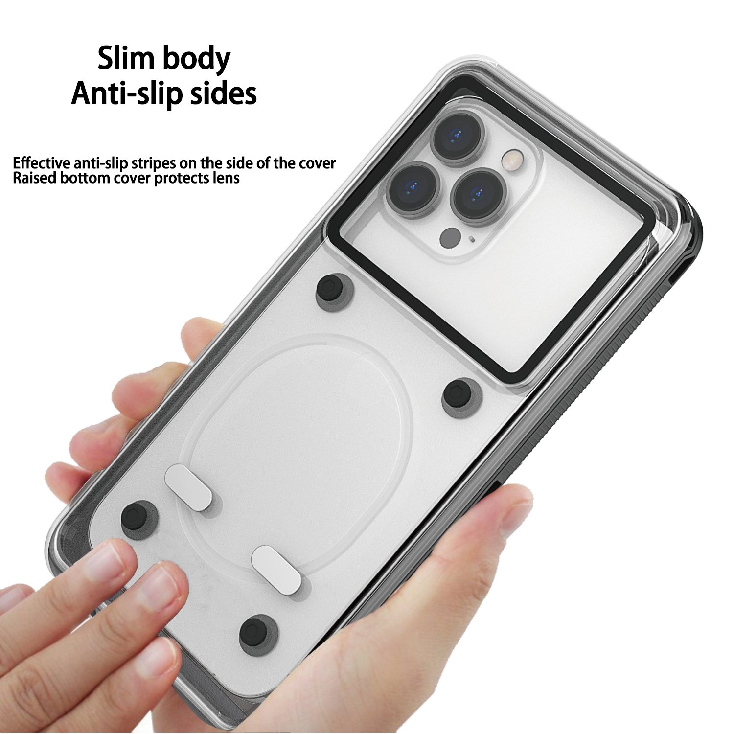 Shockproof ip68 waterproof Universal phone case for iphone 12 13 14 15 samsung redmi vivo waterproof case