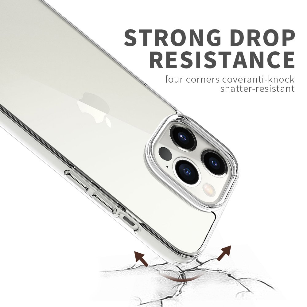 Eco Friendly Recycled Antimicrobial Clear Mobile Phone Case For iPhone 13 Pro Max Anti Bacterial Transparent TPU Back Cover