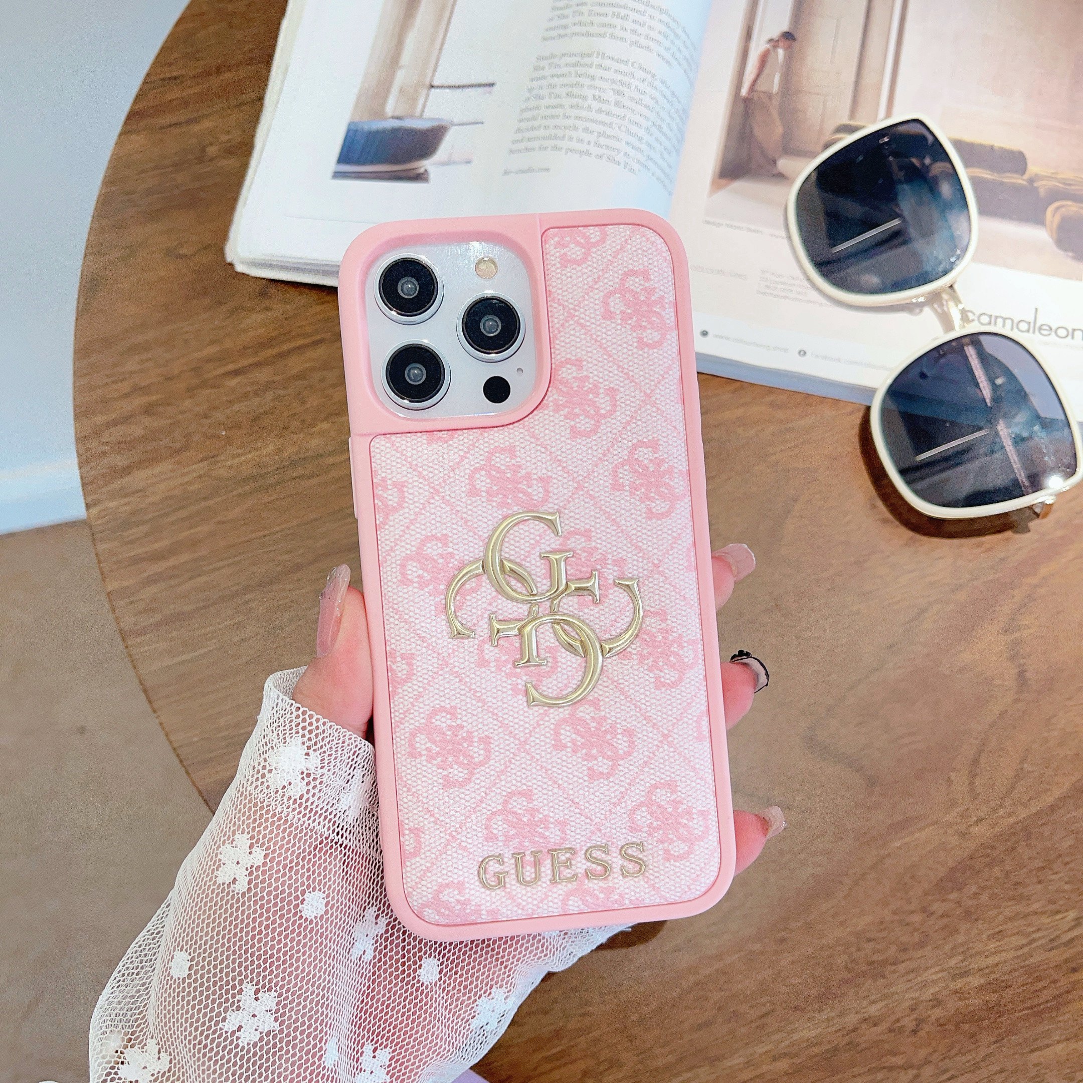 GUESS phone cases for iphone 13 Colorful Leather Mobile Phone Accessories Case Back Cover For Iphone 12 Pro Max