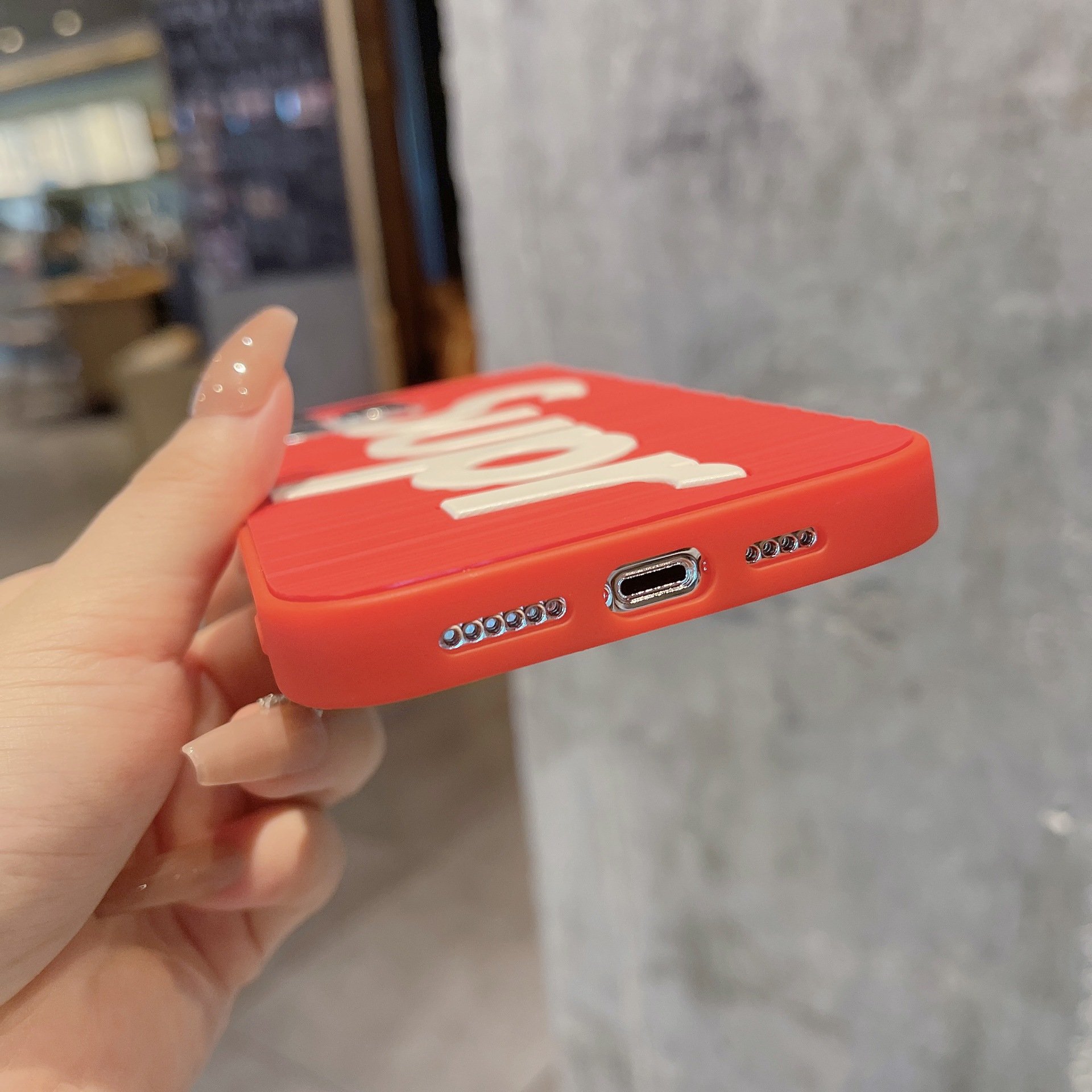 Fashion Brand SUPR 3D stereo silicone phone case for iphone 11 12 13 14 15 promax 12 13 mini anti-fall mobile phone accessories