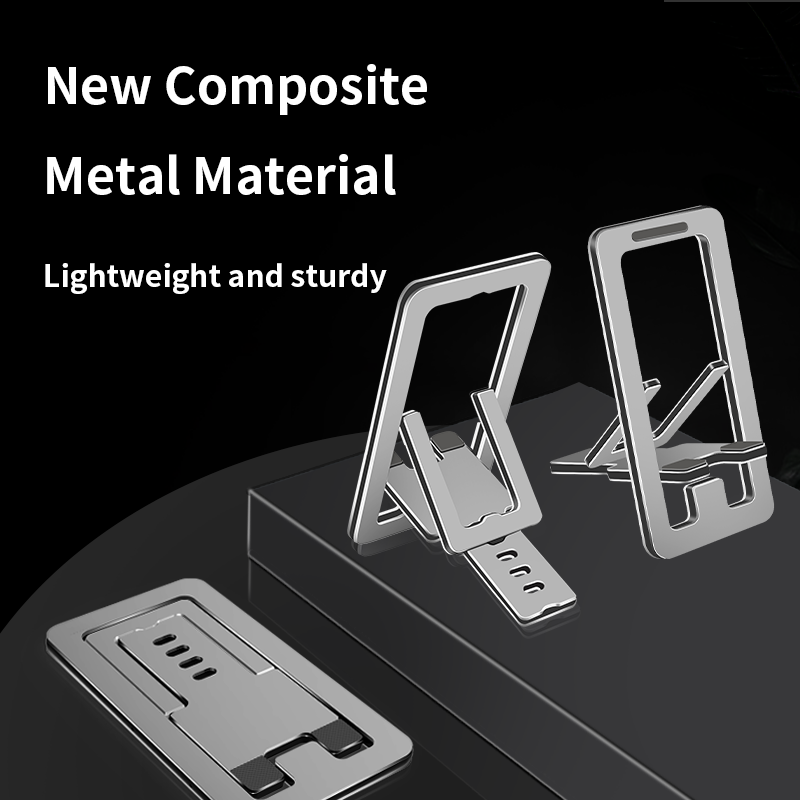 Cheap wholesale alloy ultra slim mobile stand universal desktop mobile phone holder stand adjust slim foldable phone stand