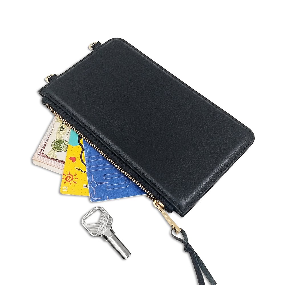 2024 high quality pu leather mobile crossbody phone cases with wallet