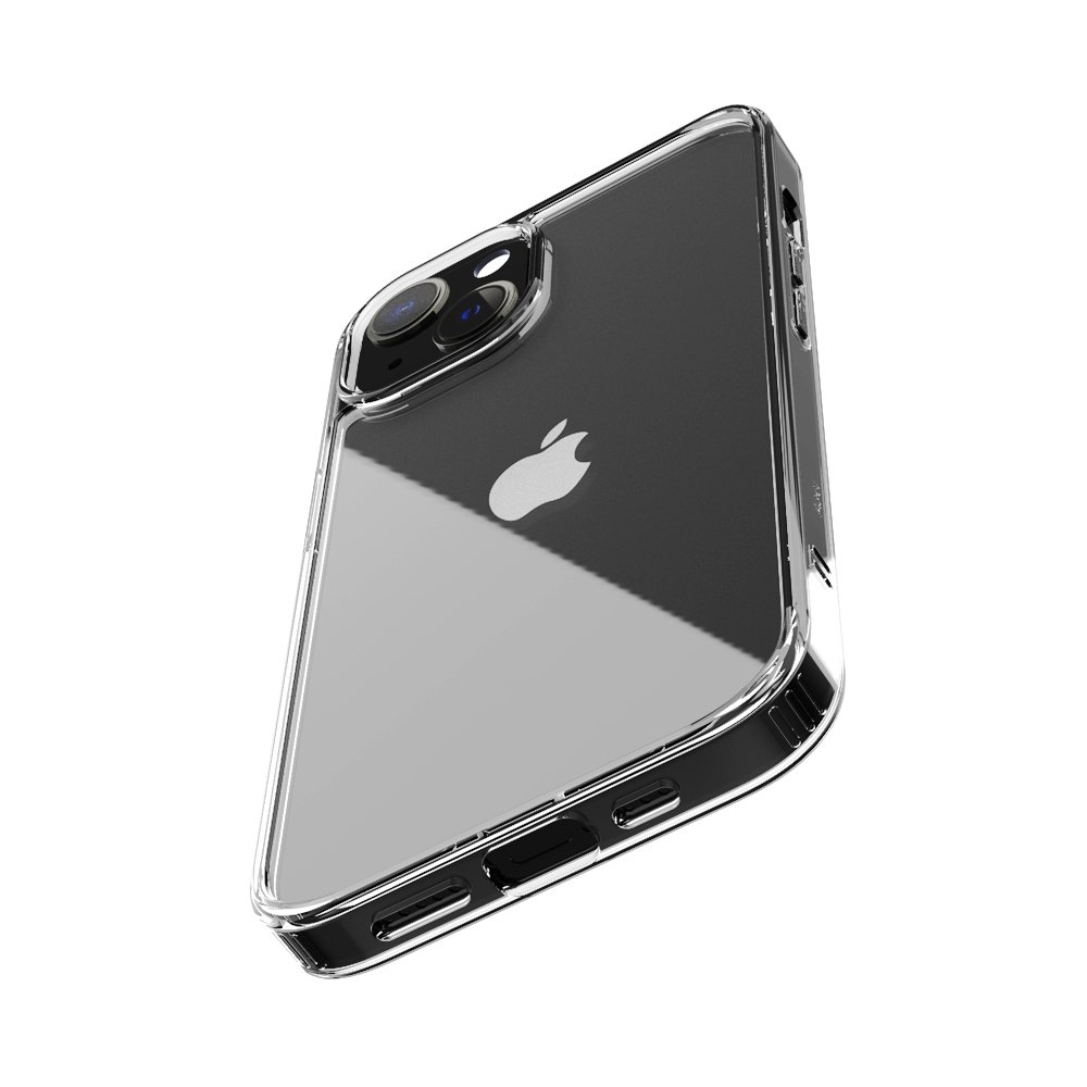 Transparent High Alumina Glass Phone Case 9H Clear Tempered Glass For iPhone 16 15 14 13 12 11 Pro Max Glass Case