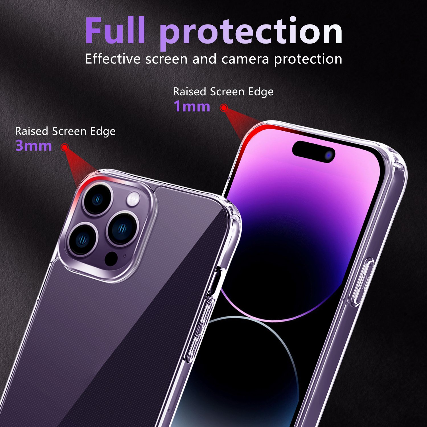 5 In 1 3 In 1 Buddle Shockproof Acrylic High Clear Phone Case For Iphone 12 14 16 Pro Max With Screen Protector Lens Protector