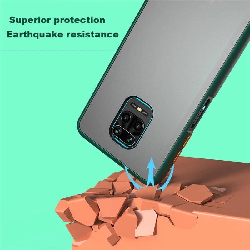 Ultra Thin TPU PC Matte Mobile Phones Case Mobile Phone Bags & Cases For Xiaomi Mi Note 10