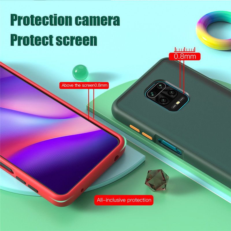 Ultra Thin TPU PC Matte Mobile Phones Case Mobile Phone Bags & Cases For Xiaomi Mi Note 10