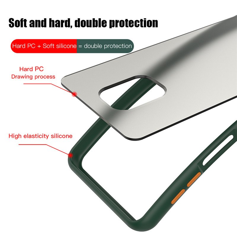 Ultra Thin TPU PC Matte Mobile Phones Case Mobile Phone Bags & Cases For Xiaomi Mi Note 10