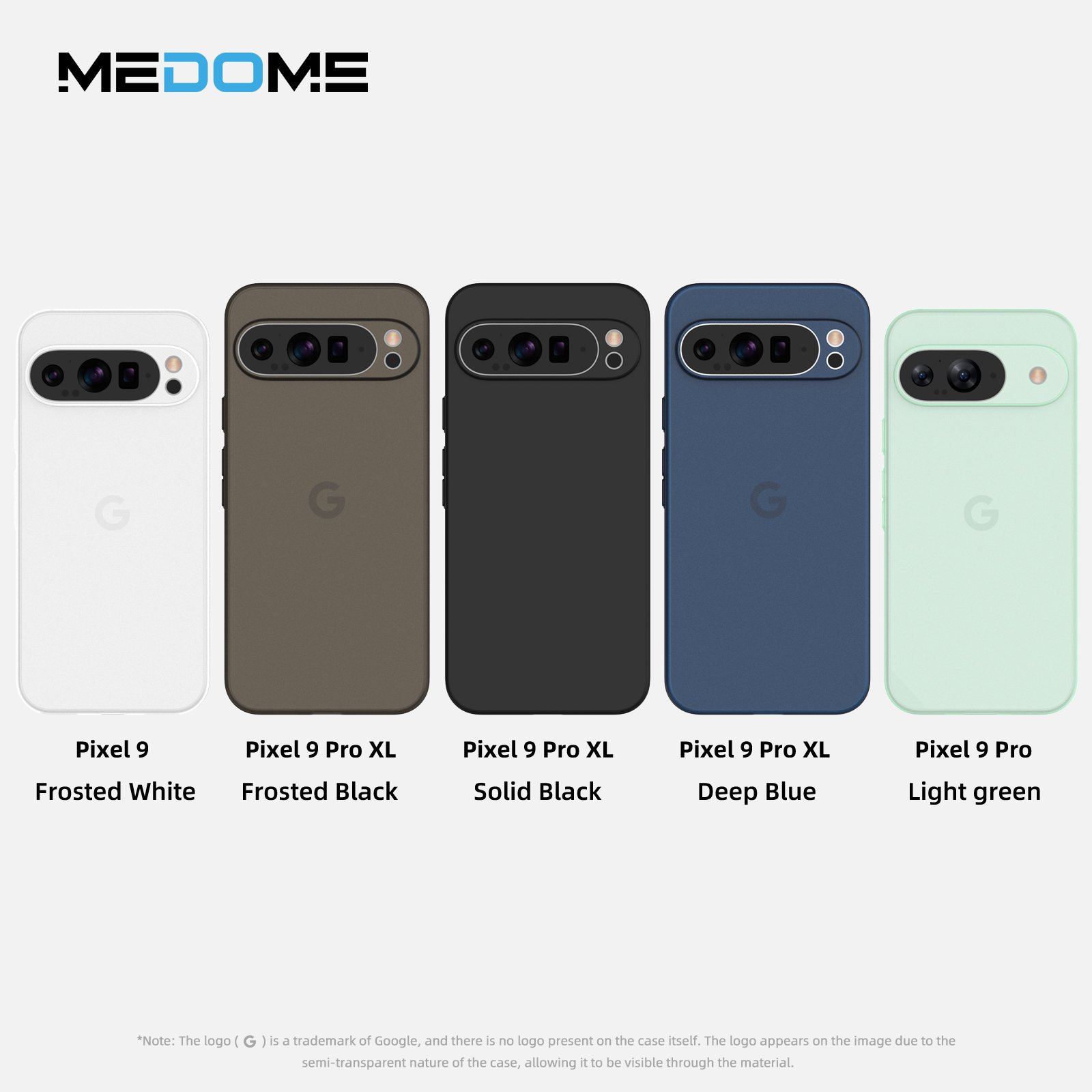 Medome Defender Case Pixel 9 Pro Customized Mobile Phone Case For Google Thin Matte PP Cell Phone Case Dropshipping Product 2024