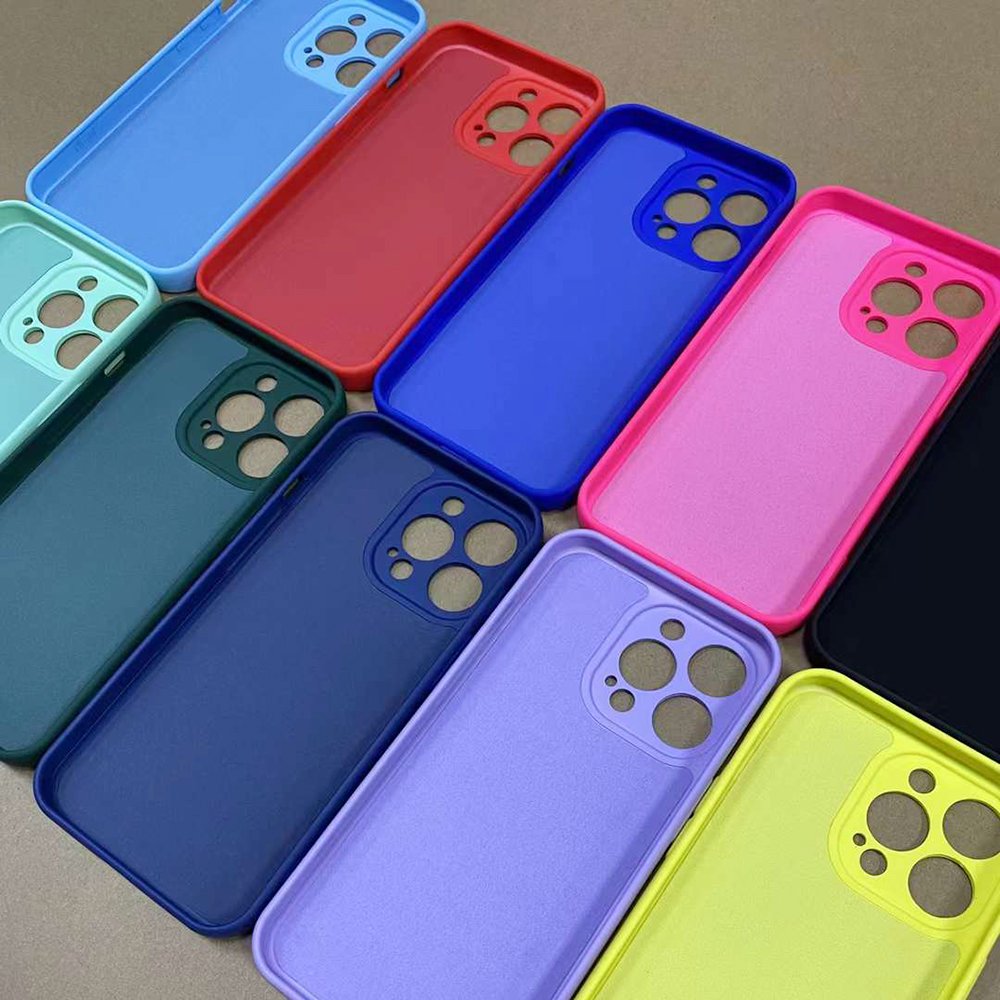 Matte Shockproof Phone Case For Vivo Y17S V29 Back Cover For Redmi 13C Note 12 Pro Plus TPU Mobile Phone Bag with microfiber