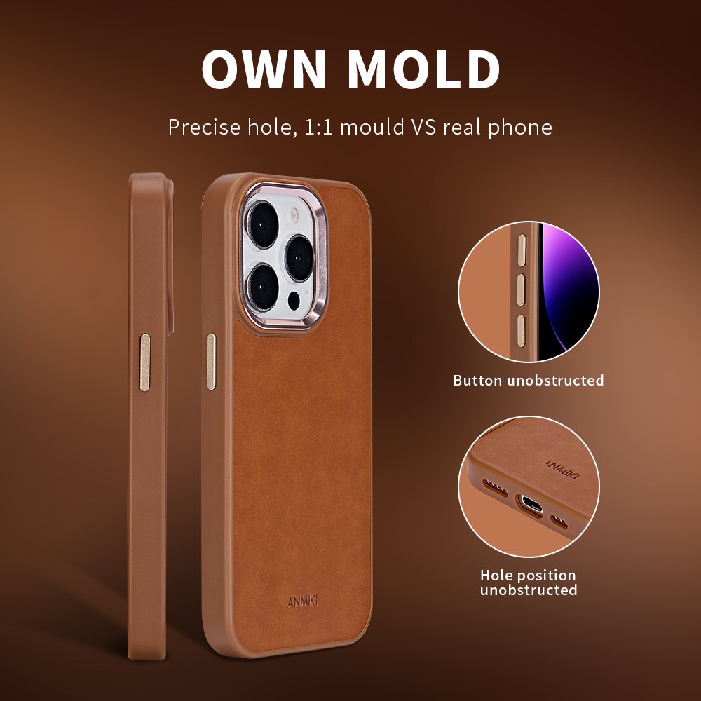 Luxury Vegan Leather Cover For iPhone 15 14 13 12 11 Pro Max Metal Camera Design Mobile Phone Case