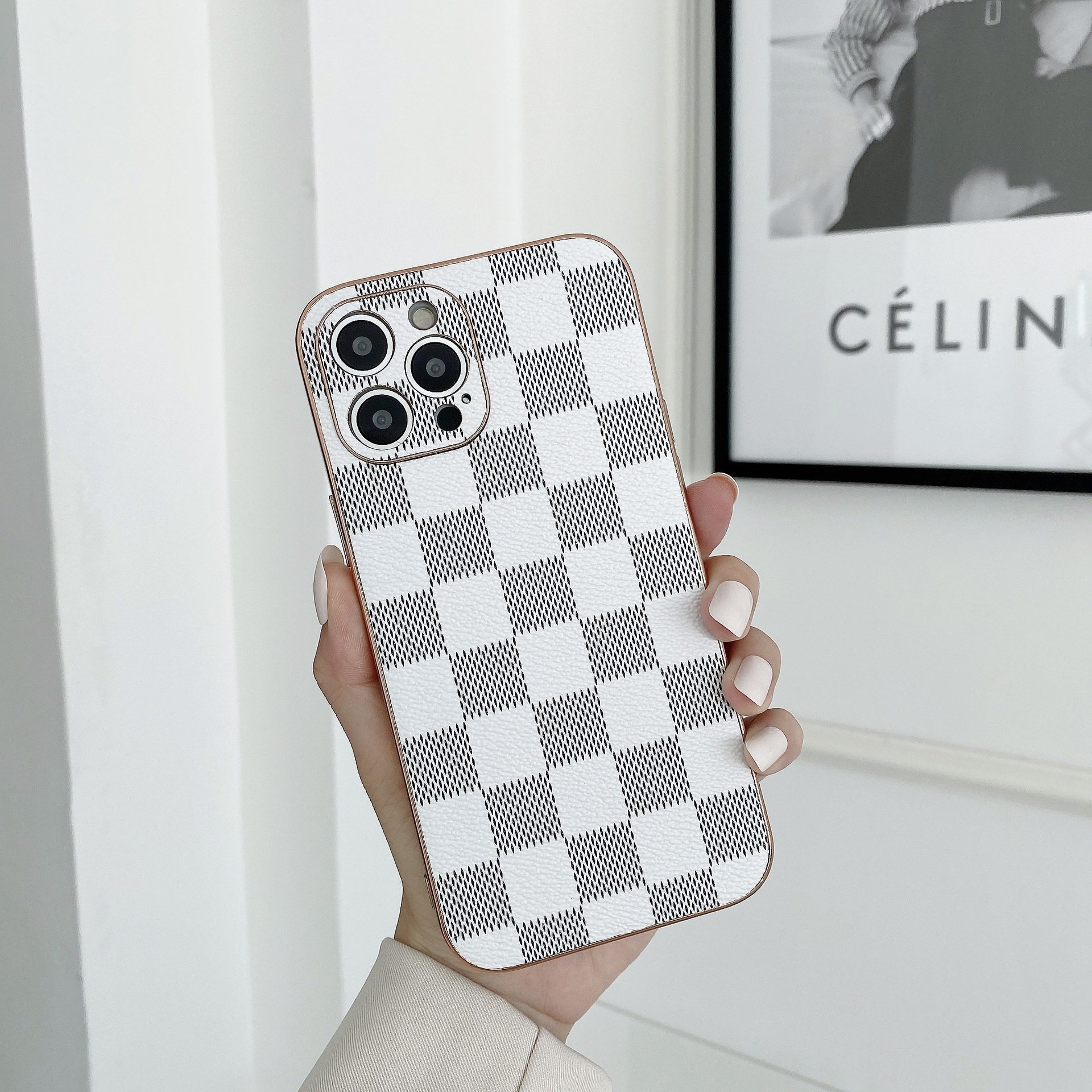2023 New Arrival luxury PU Case For iphone 14 Pro max de lujo case For samsung wallet card mobile phone cases