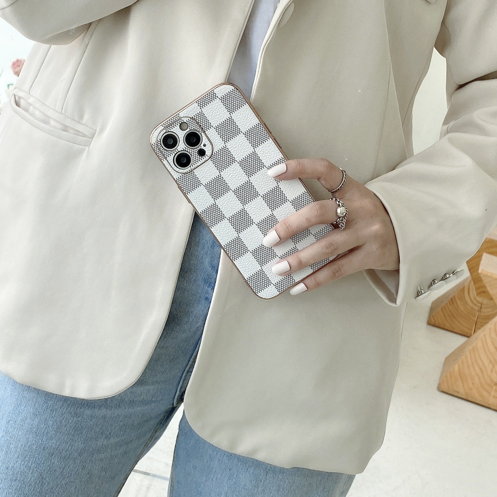 2023 New Arrival luxury PU Case For iphone 14 Pro max de lujo case For samsung wallet card mobile phone cases