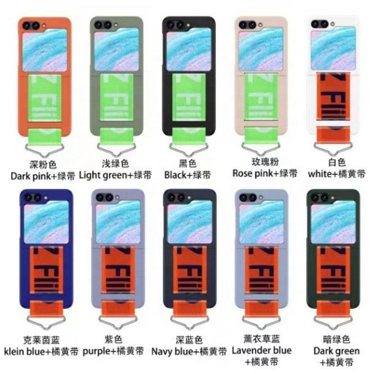 High Quality Hot Selling Wristband Ring Hold Shockproof Armor Folding Mobile Phone Case For Samsung Galaxy Z Flip 5 Z Flip3 4