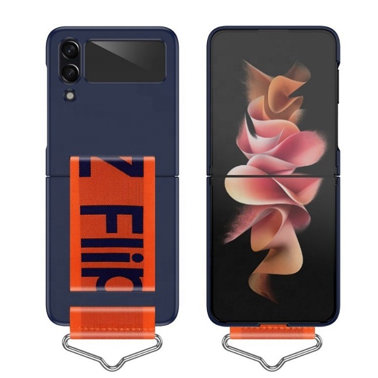 High Quality Hot Selling Wristband Ring Hold Shockproof Armor Folding Mobile Phone Case For Samsung Galaxy Z Flip 5 Z Flip3 4