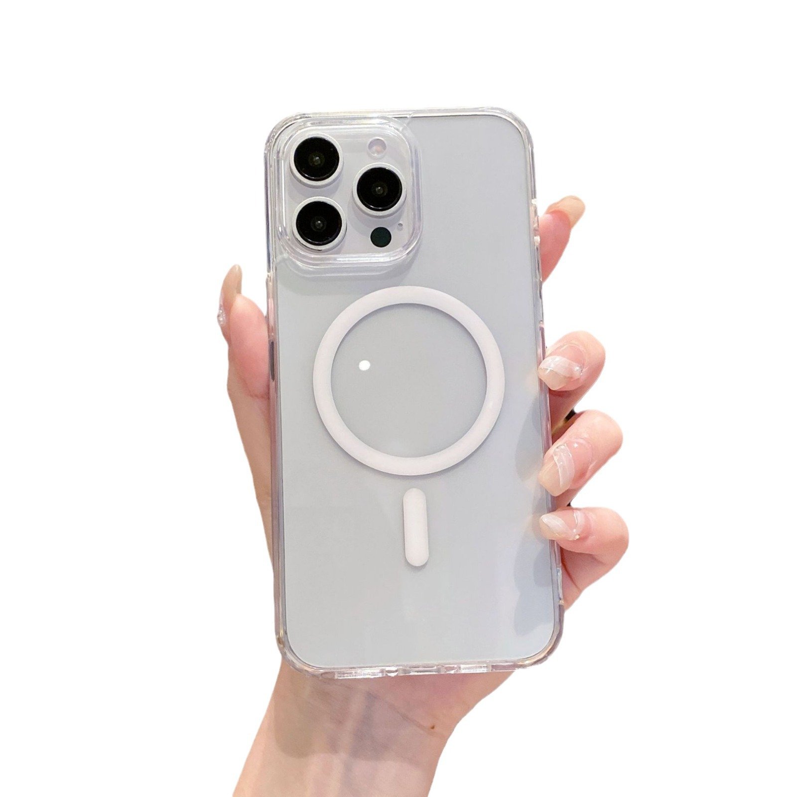 New Designs Transparent Magnetic Mobile Phone Case for iPhone 16/16 Pro/16 Pro Max