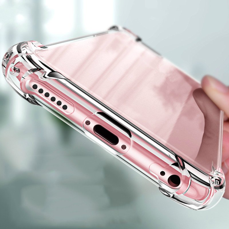 For iPhone 12 Pro 12 Pro Max Dropproof Case Anti Knock Clear Soft Silicone Mobile Phone Case Cover For iPhone14 13 12 11 Xs Max