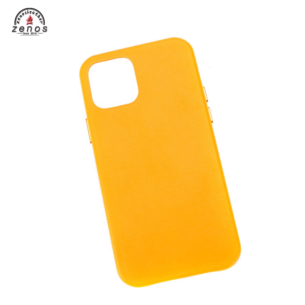 Zenos Handcrafted Fully-Wrapped PU Leather Protective Case SmartPhone Case For Iphone 12