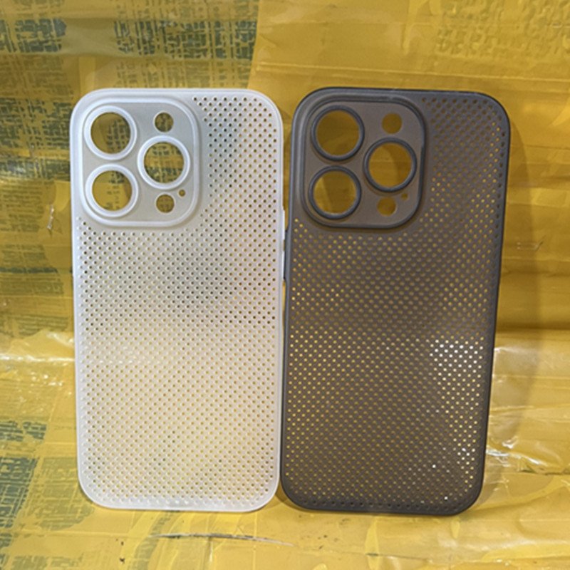PP Ultra-Thin Heat Dissipation Case for iPhone 16 15 14 13 Pro Max with Hole Luxury Hollow Design Heat Dissipation Phone Cover