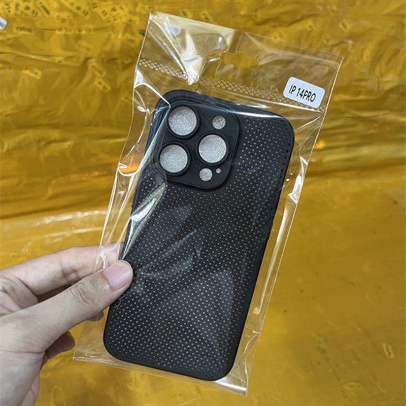 PP Ultra-Thin Heat Dissipation Case for iPhone 16 15 14 13 Pro Max with Hole Luxury Hollow Design Heat Dissipation Phone Cover