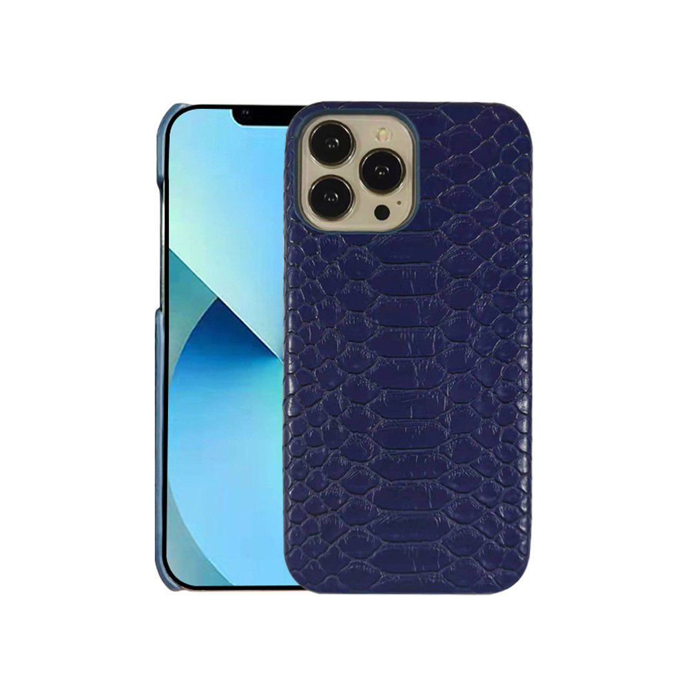 Customized niche high-end snakeskin 16 mobile phone case half-foreskin frosted mobile phone case