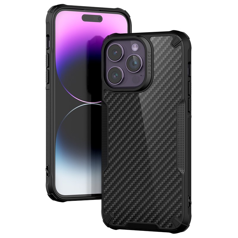 New Carbon Fiber Mobile Phone cases For Iphone 14 Pro Case For Iphone 14 Pro Max Luxury Phone Case Shockproof