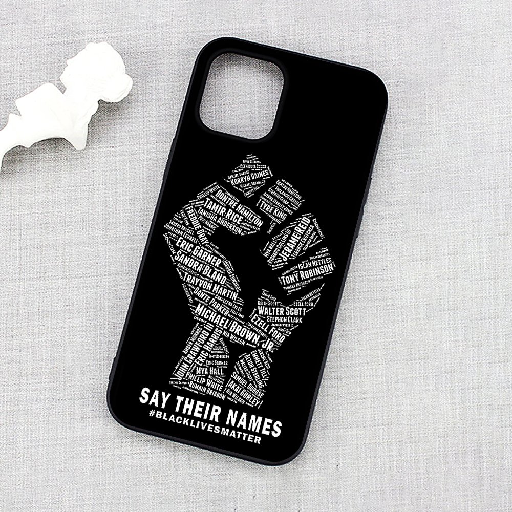 Custom Black lives matter Soft Mobile Phone Case For iPhone 15 pro max