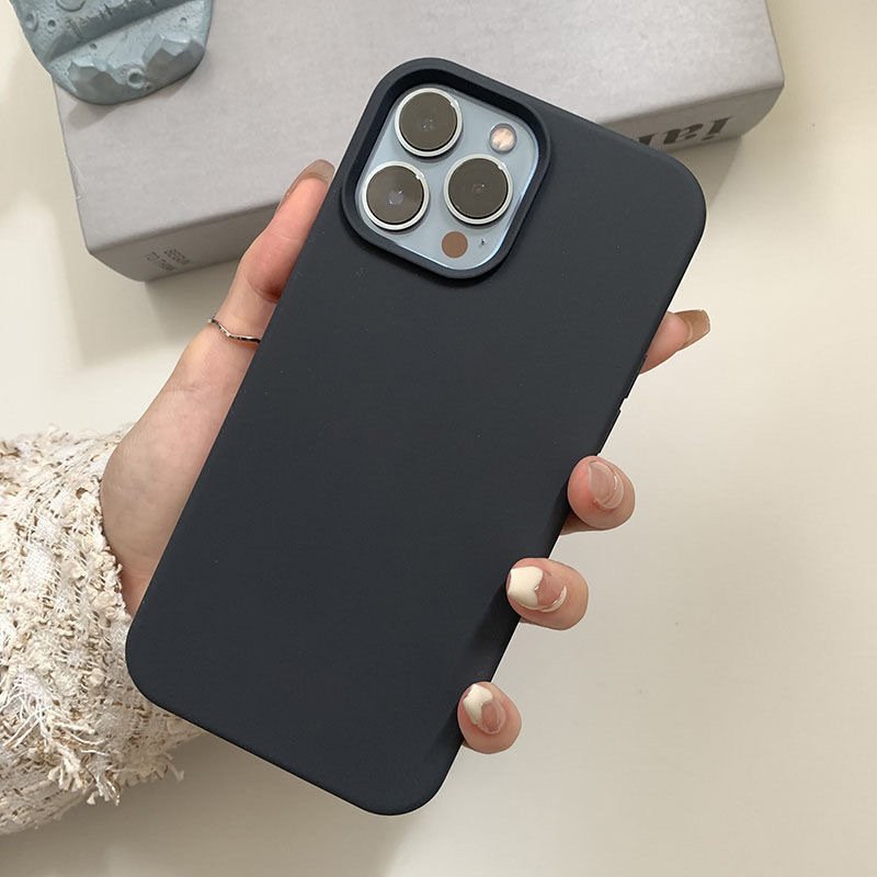 Custom Logo Silicone Phone Case For iPhone 16 with Microfiber Rubber Silicone Mobile Phone Case For iPhone 16 15 14 13 Pro Max