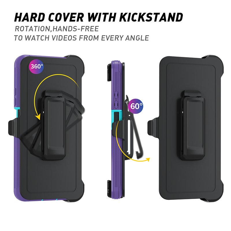3 in 1 Protection Phone Case For Redmi Note 11Pro 11S Shockproof Defender TPU+PC Mobile Cover