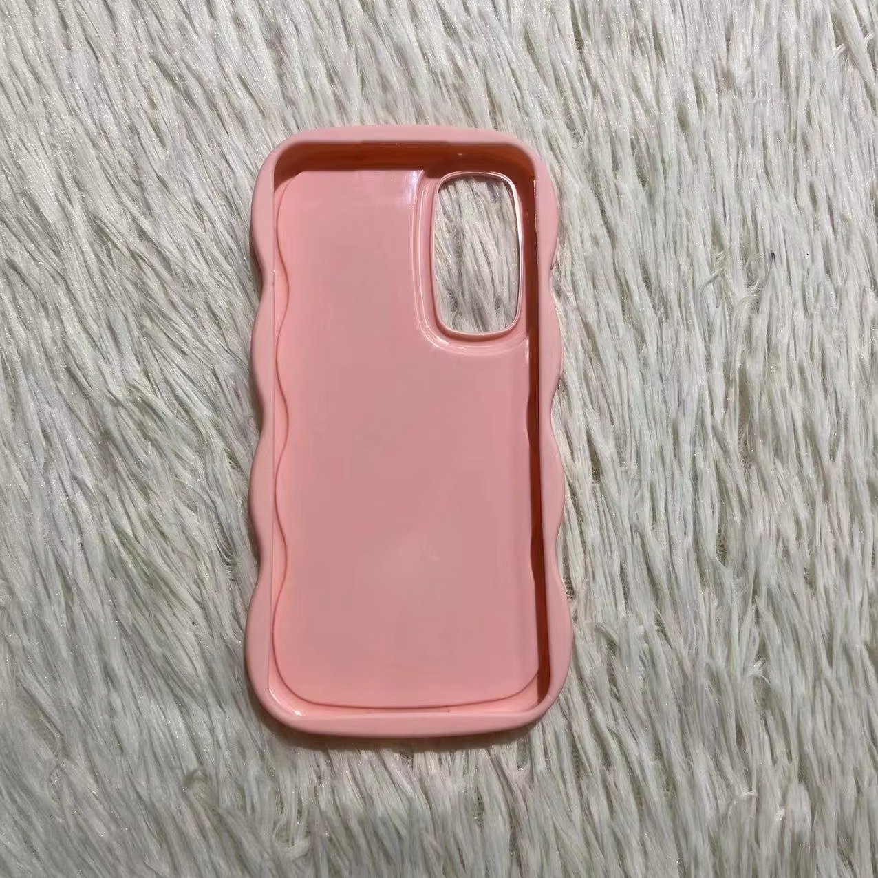 For iPhone 15 14 13 12 11 Luxury Customized Mobile Phone Cover For Samsung S23FE 5G A05s TPU Rainbow Pattern Wavy Phone Case