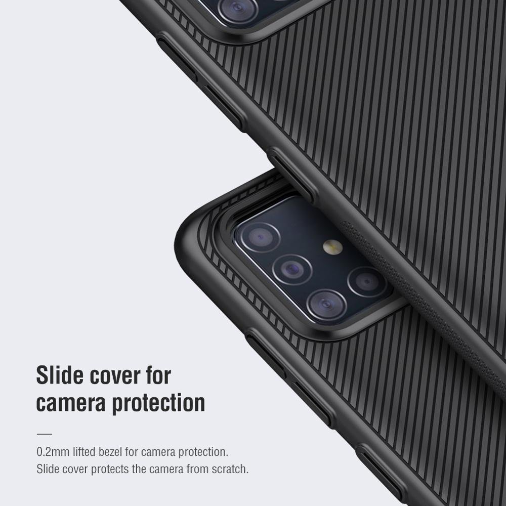 Nillkin hot sale For Samsung A51 case with sliding cover for camera protection shockproof phone case