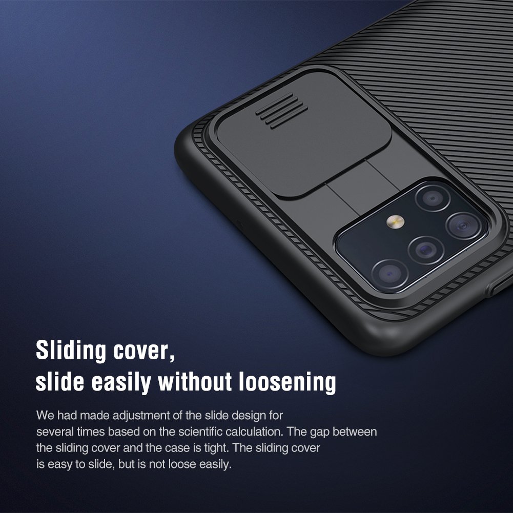 Nillkin hot sale For Samsung A51 case with sliding cover for camera protection shockproof phone case