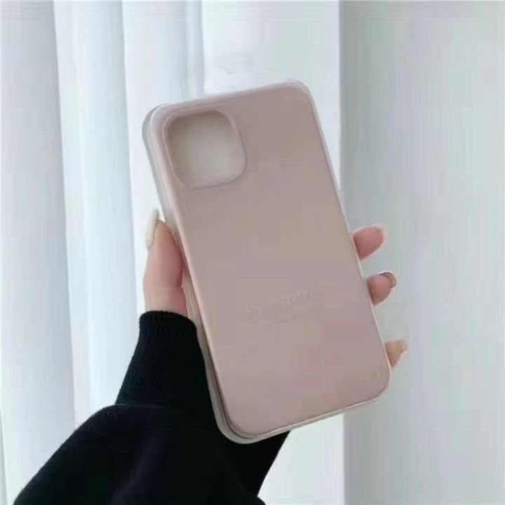 OEM Custom Logo Liquid Silicone Mobile Phone Case For iPhone 16 15 14 13 12 11 pro max XS XR Shockproof Rubber Back Cover