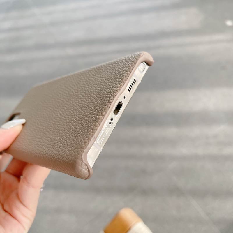 NEW Lichee Pattern PU Leather Phone Case for Samsung S23 Ultra S24 S22 Plus S21 S20 Note20 S10 High Quality Fashion Cover
