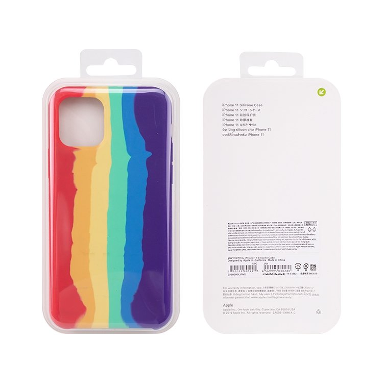 2022 Soft Rainbow IMD Printed Back Case Mobile Phone Case for iPhone 12 Pro Max