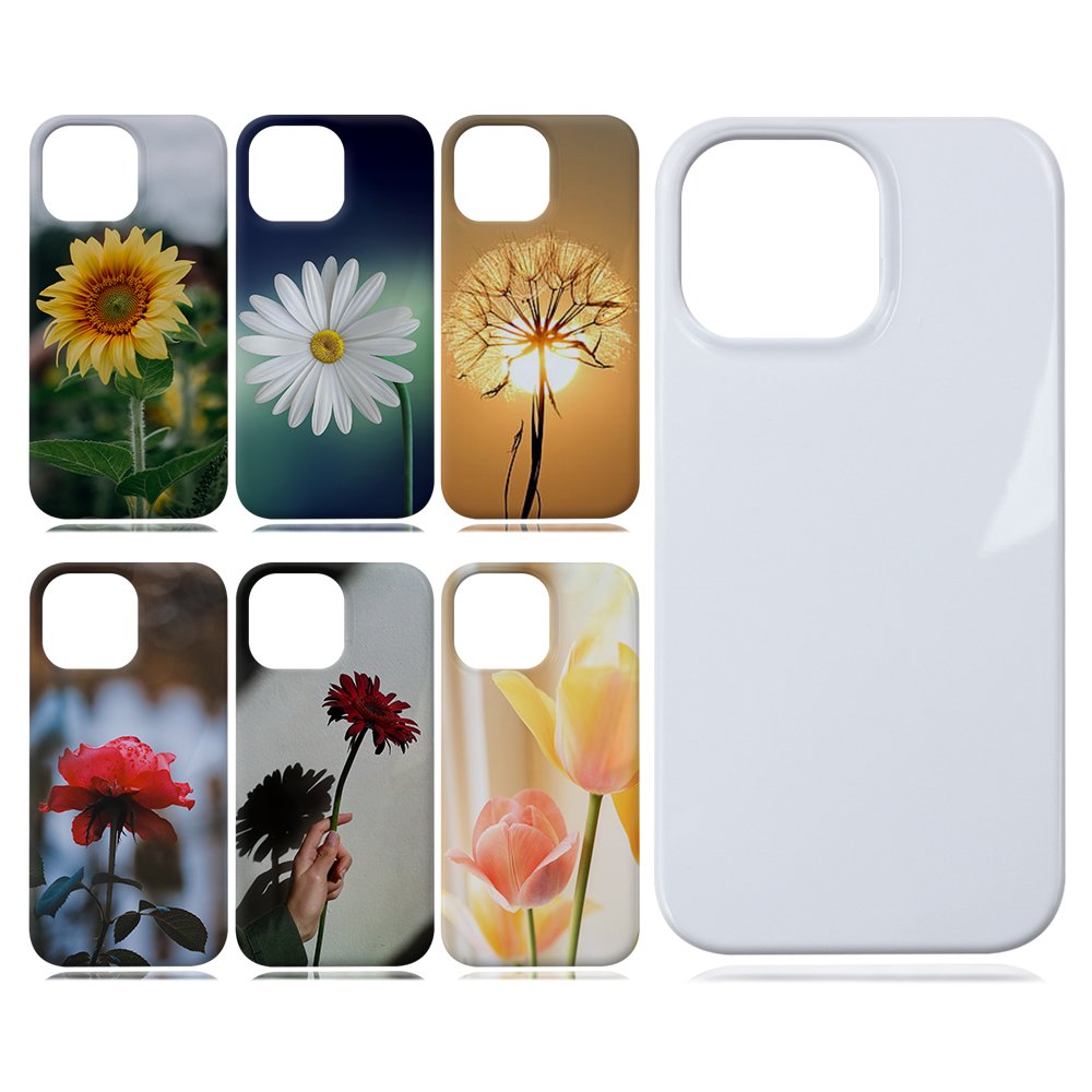 High Quality Glossy 3D Film Phone Case For iPhone Series Custom Printed 3D Film Sublimation Mobile Phone Cover for iPhone 14
