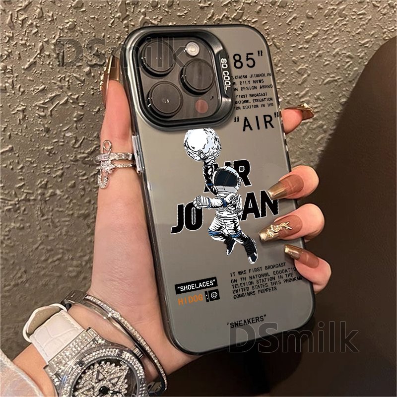 Space Sneakers Phone Case for iPhone 15 14 13 12 11 Pro XR X Xs Max 8 7 Plus Frosted Silicone Cases Soft Back Cover