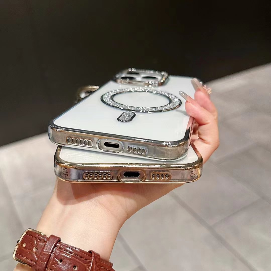 New Design Case For Samsung S24 Ultra Silicone With Lens Film Magnetic Protection Phone Case For Samsung S23 Ultra Case