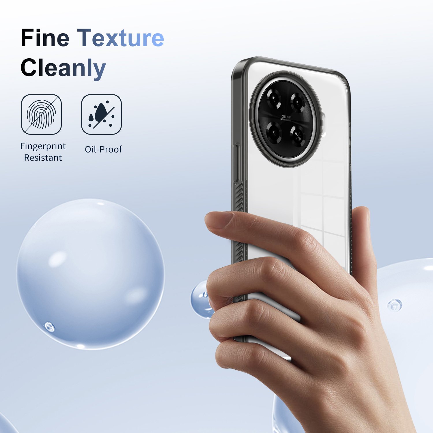 Mobile Phone Case Transparent Hybrid Acrylic +TPU 2.5MM for Tecno Spark 20 Pro + Spark Go 2024 Go 2023 Clear Phone Back Cover