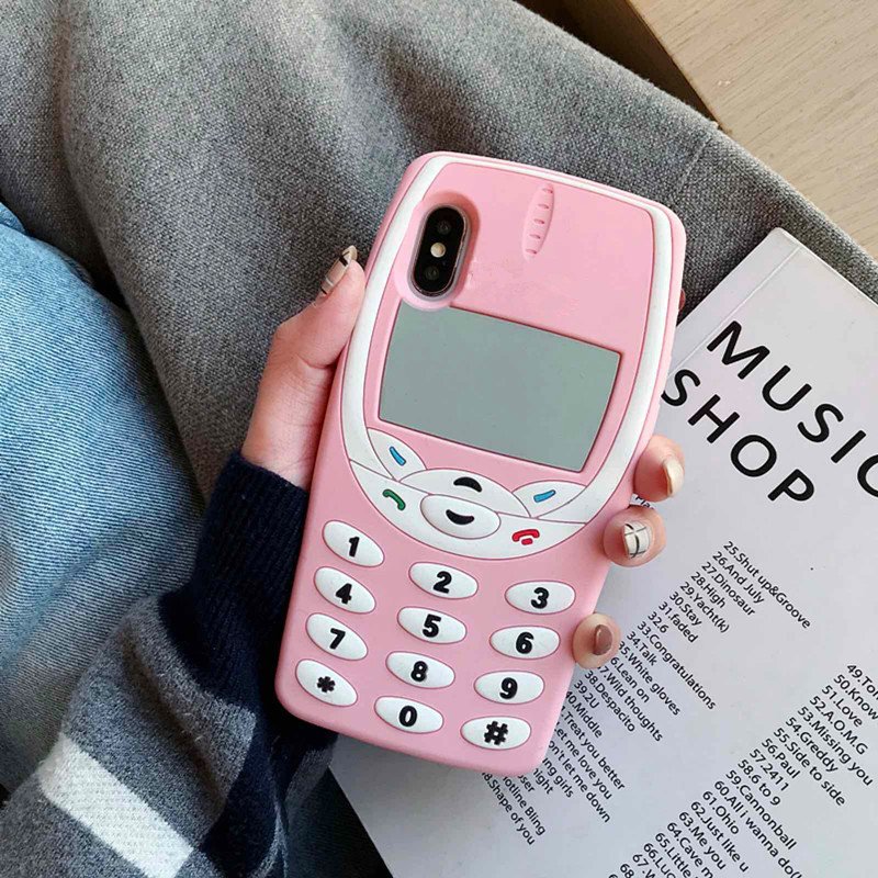 Hot Sale 3D Silicone Cartoon Retro Mobile Phone Case For iPhone 14 Special Unique Back Cover for iphone 13 12 7 8 X XR XS MAX