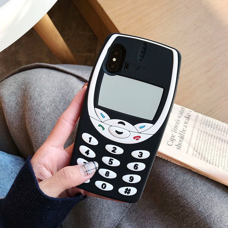 Hot Sale 3D Silicone Cartoon Retro Mobile Phone Case For iPhone 14 Special Unique Back Cover for iphone 13 12 7 8 X XR XS MAX