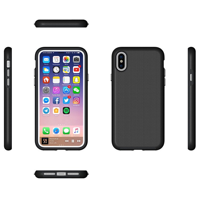 Bright colors antiskid design for oneplus 5 case, 2 in 1 shockproof pc tpu mobile phone case for oneplus 3