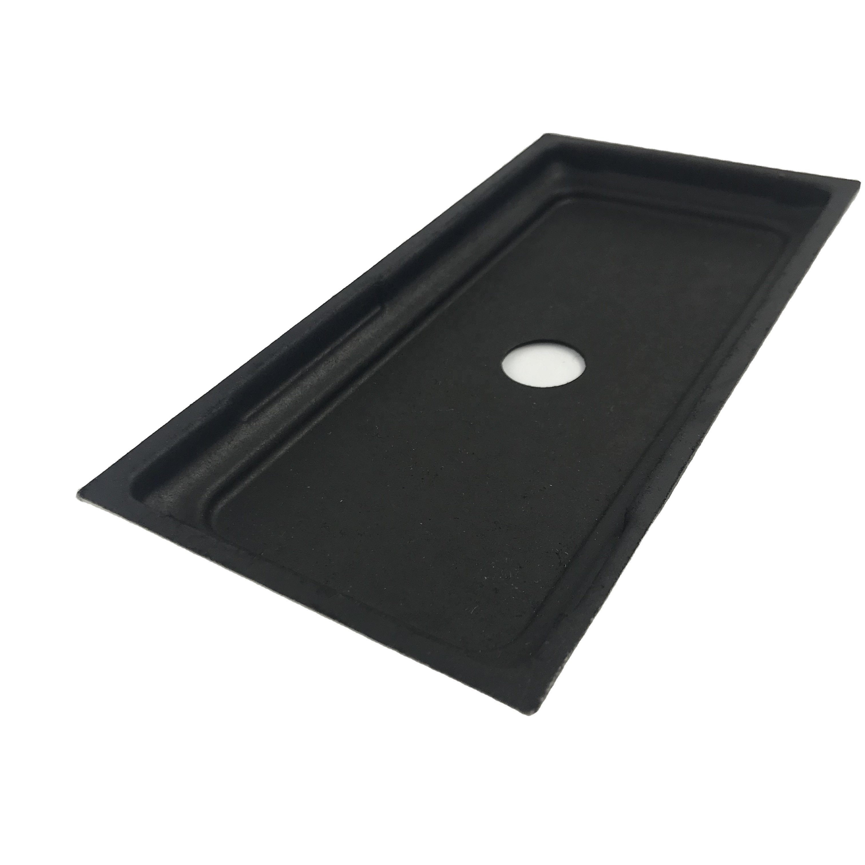 Black Environmental Friendly Recycle Material Sugar Cane Pulp Inner Paper Electronic Mobile Cell Phone Molded Shape Case Tray
