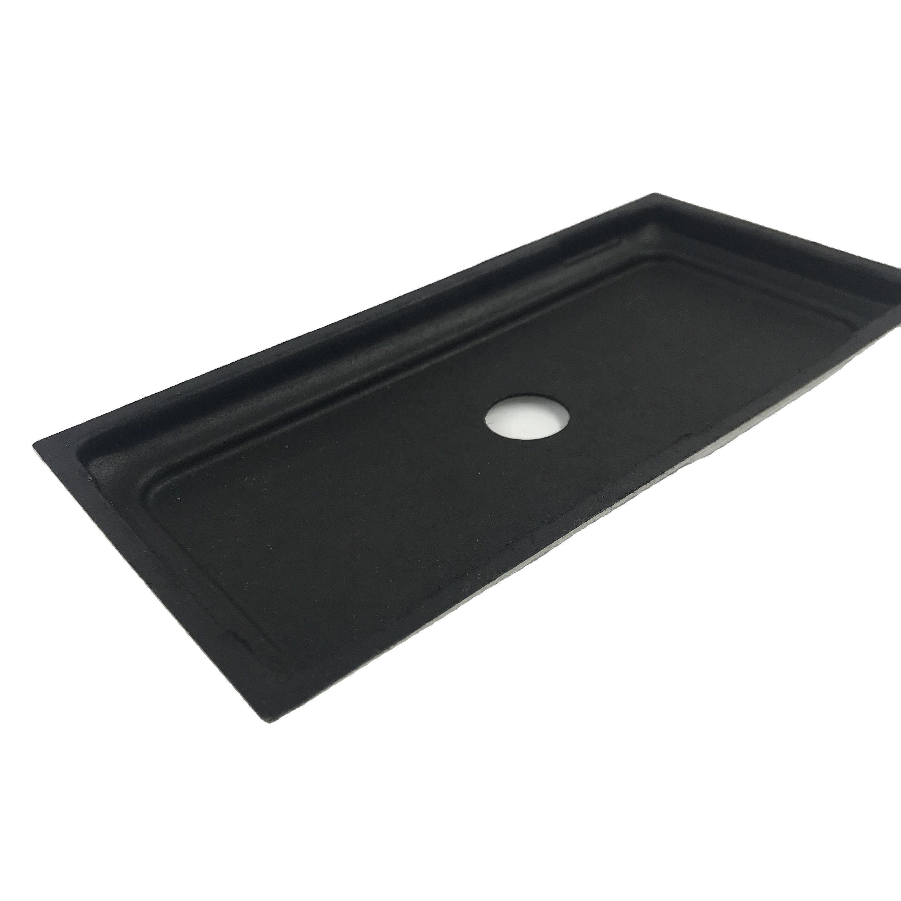 Black Environmental Friendly Recycle Material Sugar Cane Pulp Inner Paper Electronic Mobile Cell Phone Molded Shape Case Tray