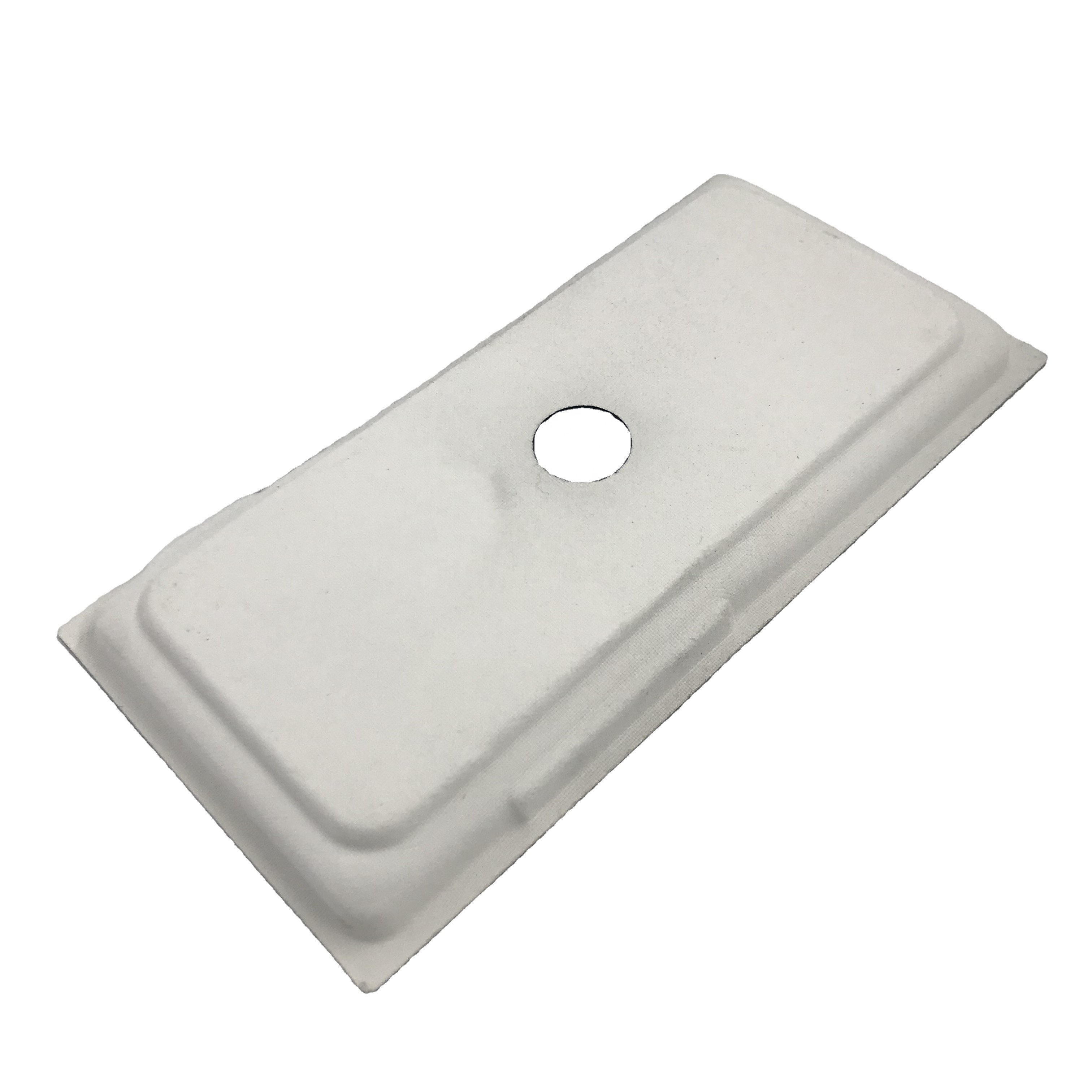 Black Environmental Friendly Recycle Material Sugar Cane Pulp Inner Paper Electronic Mobile Cell Phone Molded Shape Case Tray