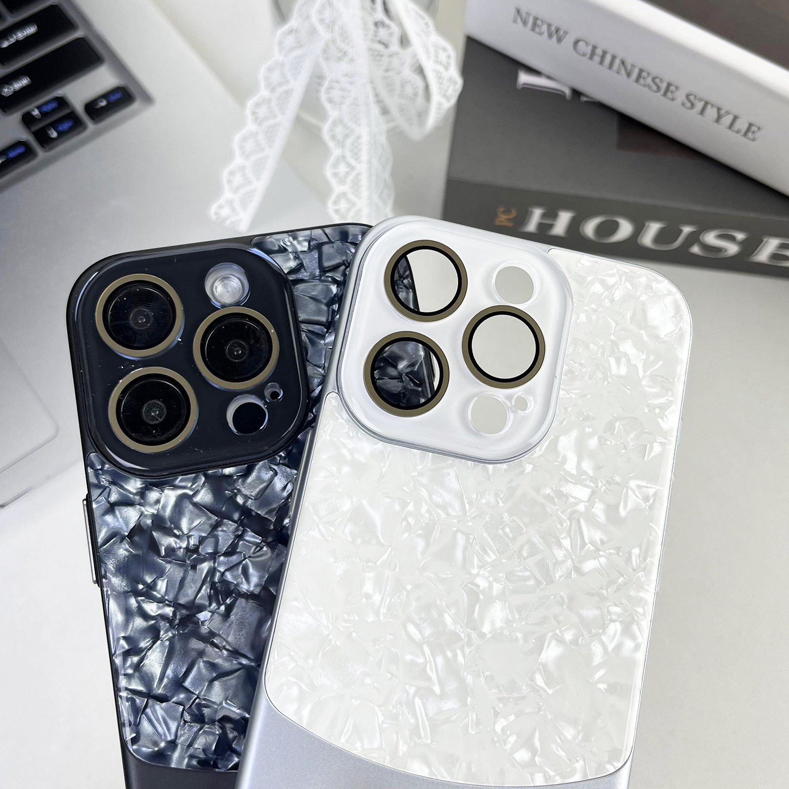 Ultra-Thin High Quality Waterproof Shockproof Shell Patchwork Design Mobile Phone Cases for iPhone 16 15 14 13 12 Pro Max Plus