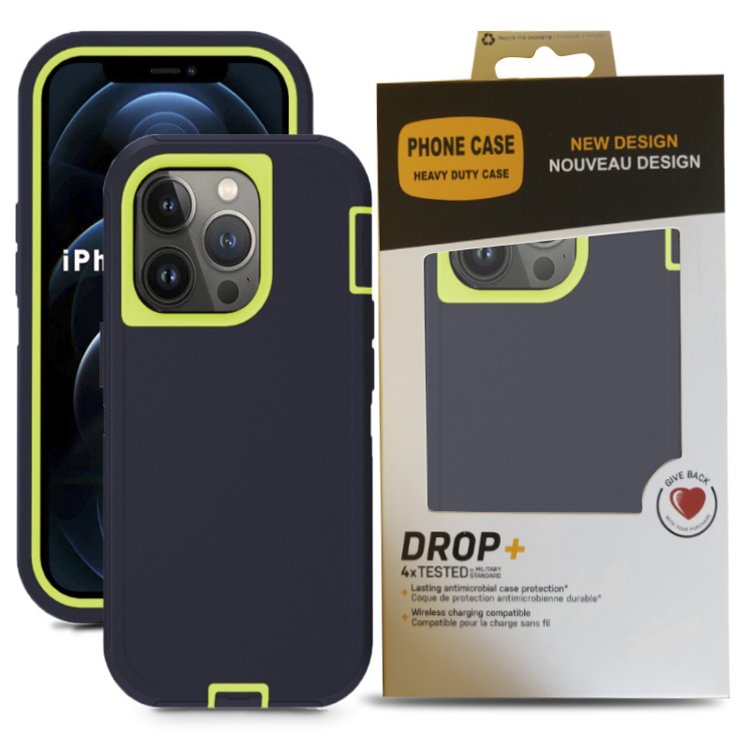 Defend Series Hybrid Heavy Duty Shockproof Armor Phone Case For iPhone 15 16 Pro Max 14 13 12 11 X XR XSmax 7 8